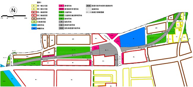擬定新莊都市計畫(產業專用區及其周邊地區)細部計畫圖(103年2月7日發布實施)